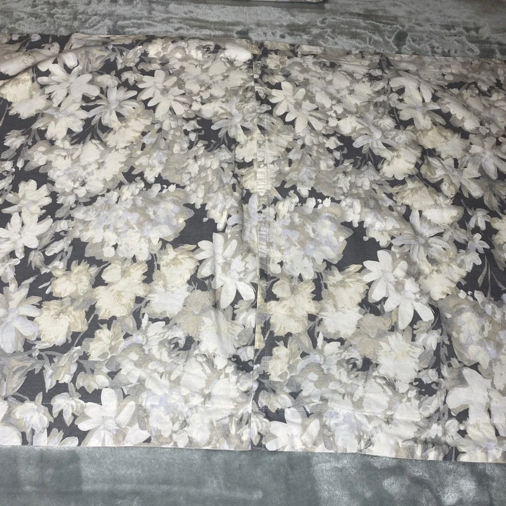 Lauren Ralph Lauren Edouard King Pillow Shams 2 Grey Beige Floral